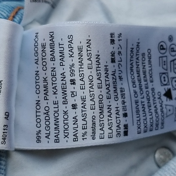 Levi's Premium Denim Wedgie Straight Jeans Size 25 - Picture 12 of 13